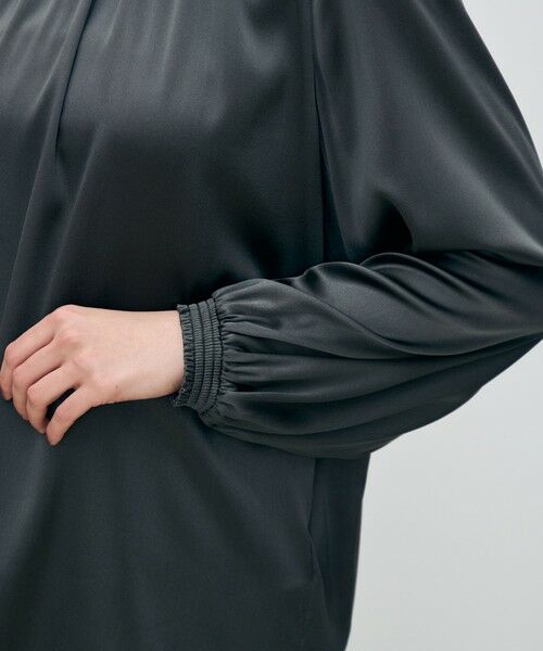 TOMORROWLAND / トゥモローランド シャツ・ブラウス（半袖以外） | ウォッシャブルシルク シャーリングカラーブラウス | 詳細7