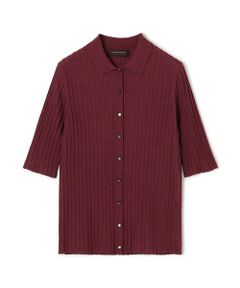 TOMORROWLAND / トゥモローランド ニット・セーター | カシミヤシルクリブ ポロカーディガン