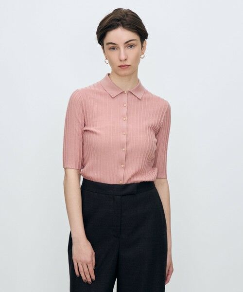 TOMORROWLAND / トゥモローランド ニット・セーター | カシミヤシルクリブ ポロカーディガン | 詳細11