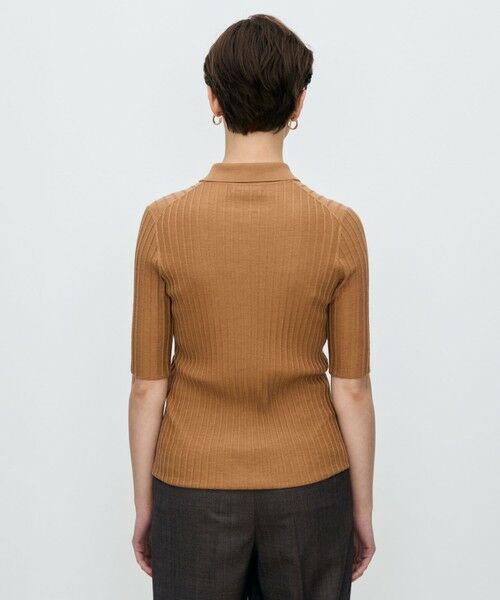 TOMORROWLAND / トゥモローランド ニット・セーター | カシミヤシルクリブ ポロカーディガン | 詳細4