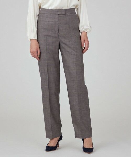 TOMORROWLAND / トゥモローランド スラックス・ドレスパンツ | TASMANIAN GLEN CHECK ストレートパンツ | 詳細3