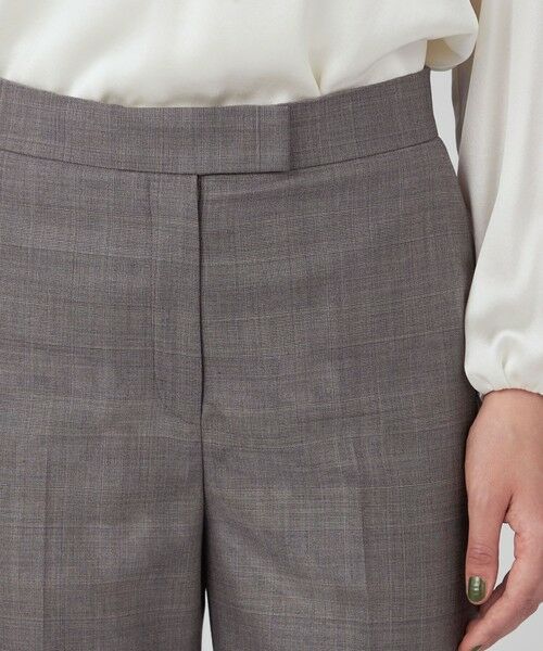 TOMORROWLAND / トゥモローランド スラックス・ドレスパンツ | TASMANIAN GLEN CHECK ストレートパンツ | 詳細6