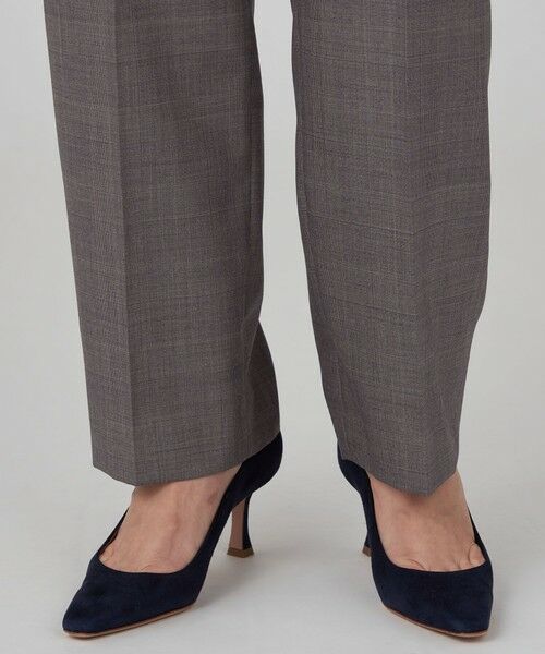 TOMORROWLAND / トゥモローランド スラックス・ドレスパンツ | TASMANIAN GLEN CHECK ストレートパンツ | 詳細9