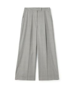 TOMORROWLAND / トゥモローランド スラックス・ドレスパンツ | ZELANDER GLEN CHECK タックワイドパンツ