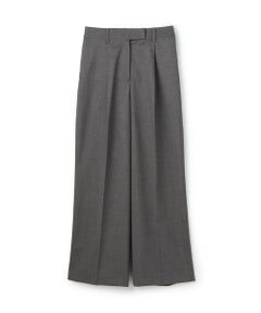 TOMORROWLAND / トゥモローランド その他パンツ | ラメグレー タックワイドパンツ