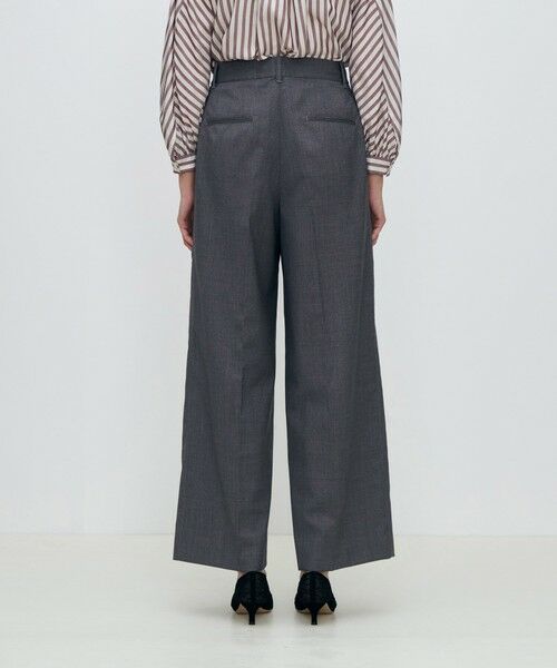 TOMORROWLAND / トゥモローランド その他パンツ | ラメグレー タックワイドパンツ | 詳細5