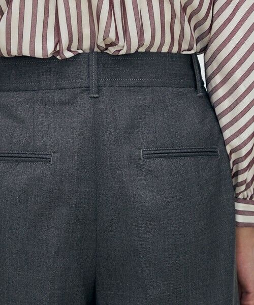 TOMORROWLAND / トゥモローランド その他パンツ | ラメグレー タックワイドパンツ | 詳細7