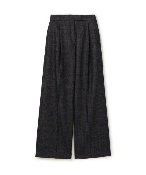 TOMORROWLAND / トゥモローランド その他パンツ | SILK AIR PANE タックワイドパンツ(68 ネイビー系)