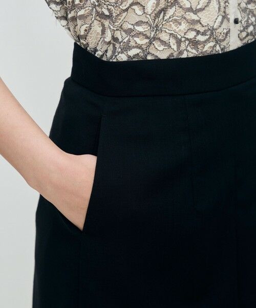 TOMORROWLAND / トゥモローランド ミニ・ひざ丈スカート | クリアーボイル アシンメトリープリーツスカート | 詳細7