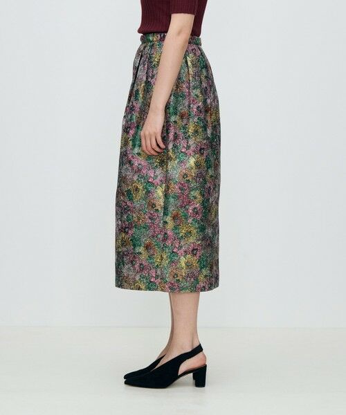 TOMORROWLAND / トゥモローランド ミニ・ひざ丈スカート | フラワーガーデン コクーンスカート | 詳細3