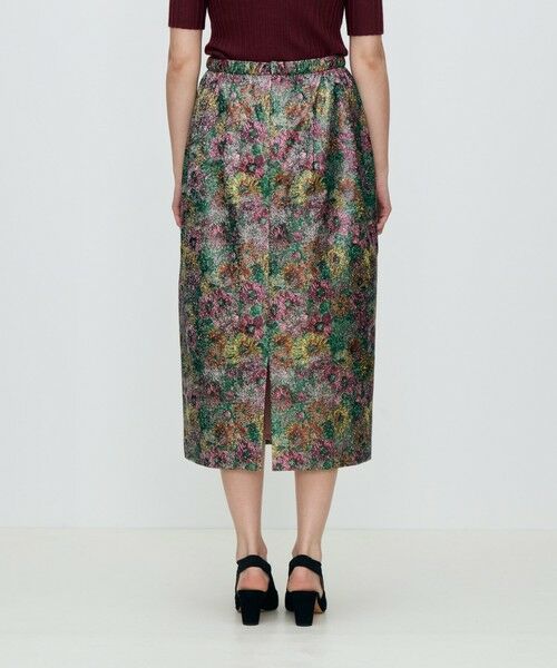 TOMORROWLAND / トゥモローランド ミニ・ひざ丈スカート | フラワーガーデン コクーンスカート | 詳細4