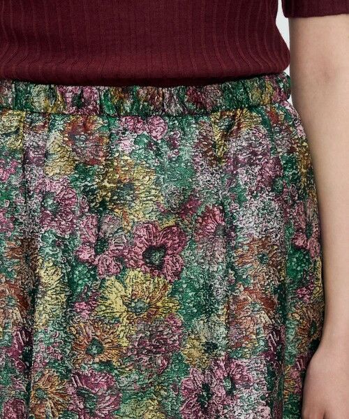 TOMORROWLAND / トゥモローランド ミニ・ひざ丈スカート | フラワーガーデン コクーンスカート | 詳細5