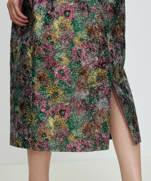 TOMORROWLAND / トゥモローランド ミニ・ひざ丈スカート | フラワーガーデン コクーンスカート | 詳細9