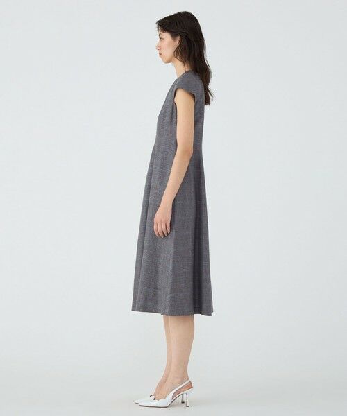 TOMORROWLAND / トゥモローランド ミニ丈・ひざ丈ワンピース | SUMMERTIME BLUE キャップスリーブワンピース | 詳細2