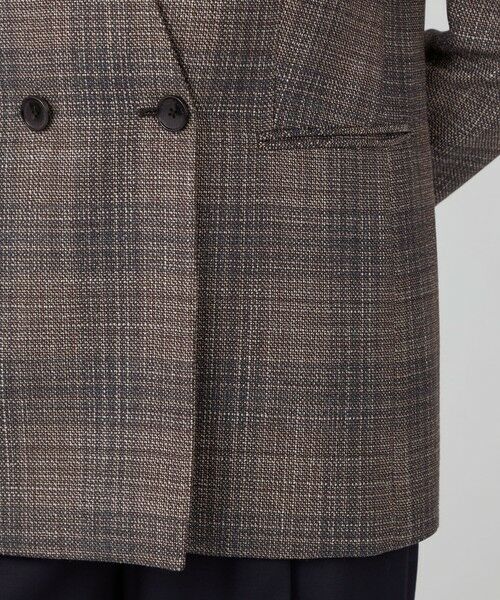 TOMORROWLAND / トゥモローランド ノーカラージャケット | SILK AIR ERICA Vカラーダブルブレストジャケット | 詳細9