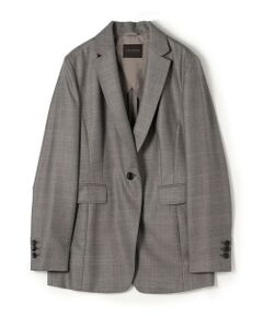 TOMORROWLAND / トゥモローランド テーラードジャケット | TASMANIAN GLEN CHECK ノッチドカラージャケット
