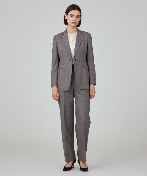 TOMORROWLAND / トゥモローランド テーラードジャケット | TASMANIAN GLEN CHECK ノッチドカラージャケット | 詳細1