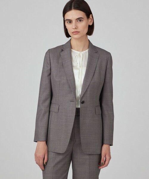 TOMORROWLAND / トゥモローランド テーラードジャケット | TASMANIAN GLEN CHECK ノッチドカラージャケット | 詳細2