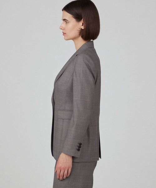 TOMORROWLAND / トゥモローランド テーラードジャケット | TASMANIAN GLEN CHECK ノッチドカラージャケット | 詳細3