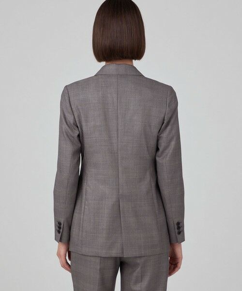 TOMORROWLAND / トゥモローランド テーラードジャケット | TASMANIAN GLEN CHECK ノッチドカラージャケット | 詳細4