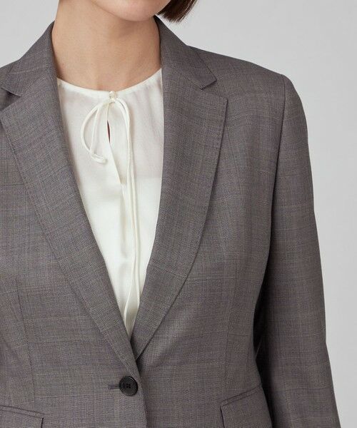 TOMORROWLAND / トゥモローランド テーラードジャケット | TASMANIAN GLEN CHECK ノッチドカラージャケット | 詳細6