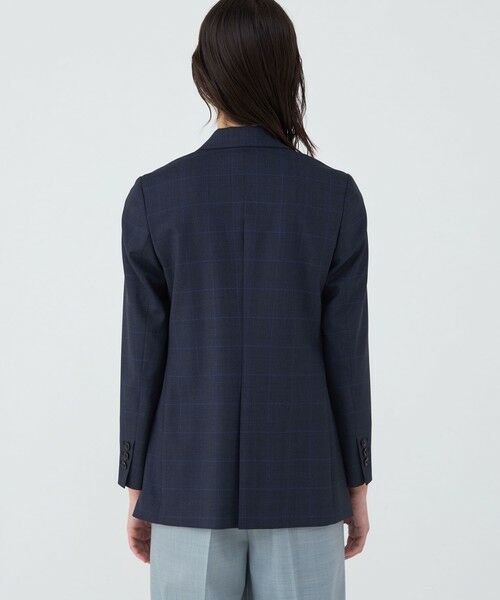 TOMORROWLAND / トゥモローランド テーラードジャケット | 365 BLUE WINDOWPANE ダブルブレストジャケット | 詳細4