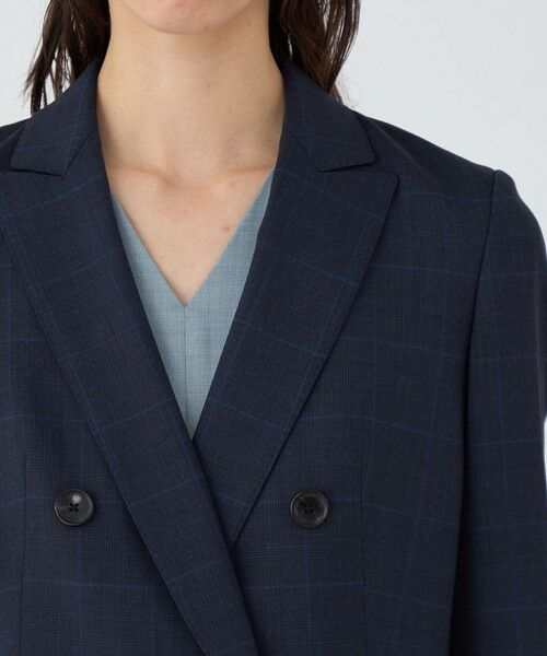 TOMORROWLAND / トゥモローランド テーラードジャケット | 365 BLUE WINDOWPANE ダブルブレストジャケット | 詳細6