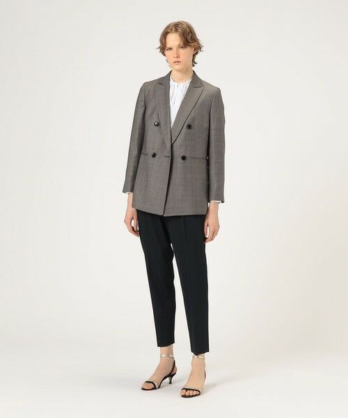 TOMORROWLAND / トゥモローランド テーラードジャケット | 365 GLEN CHECK ダブルブレストジャケット | 詳細1