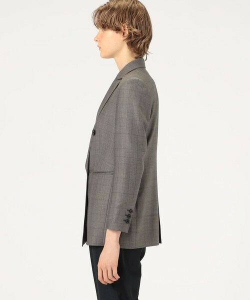 TOMORROWLAND / トゥモローランド テーラードジャケット | 365 GLEN CHECK ダブルブレストジャケット | 詳細3