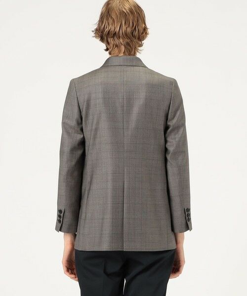 TOMORROWLAND / トゥモローランド テーラードジャケット | 365 GLEN CHECK ダブルブレストジャケット | 詳細4