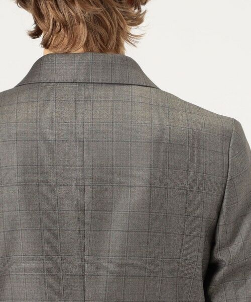 TOMORROWLAND / トゥモローランド テーラードジャケット | 365 GLEN CHECK ダブルブレストジャケット | 詳細7