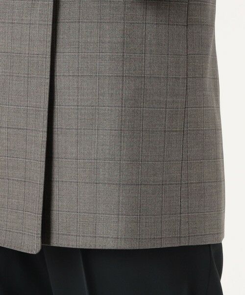 TOMORROWLAND / トゥモローランド テーラードジャケット | 365 GLEN CHECK ダブルブレストジャケット | 詳細9