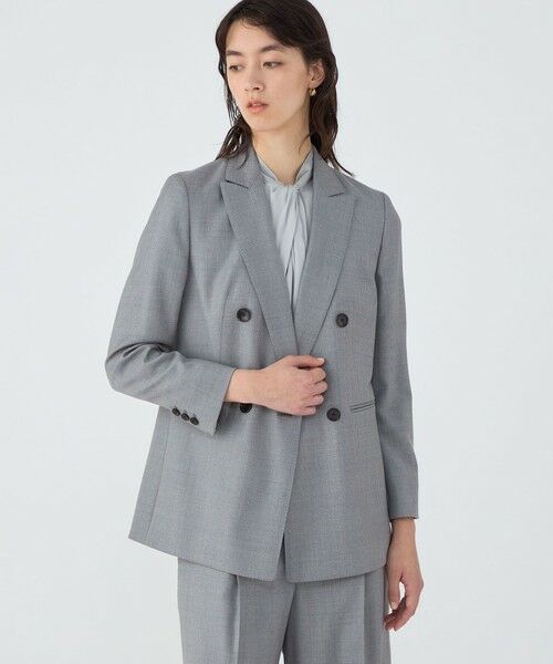 TOMORROWLAND / トゥモローランド テーラードジャケット | ZELANDER GLEN CHECK ダブルブレストジャケット | 詳細2