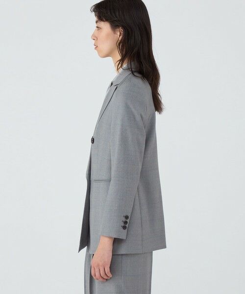 TOMORROWLAND / トゥモローランド テーラードジャケット | ZELANDER GLEN CHECK ダブルブレストジャケット | 詳細3