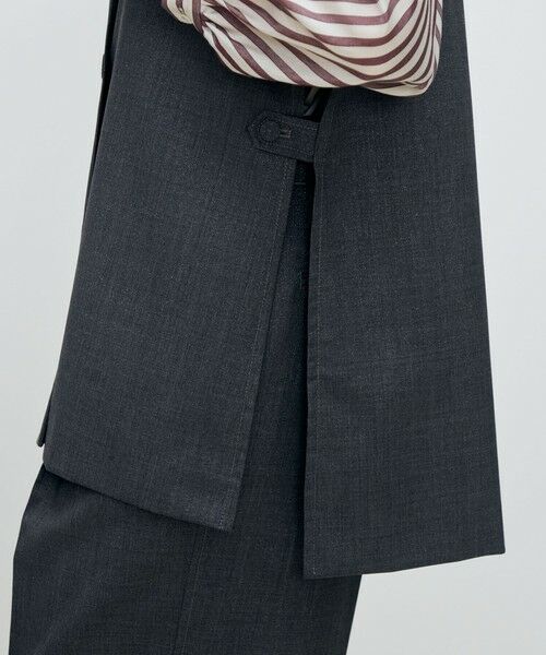 TOMORROWLAND / トゥモローランド ベスト | ラメグレー Vネックジレ | 詳細10