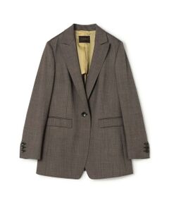 TOMORROWLAND / トゥモローランド テーラードジャケット | ウーステッドカルゼ 1Bテーラードジャケット
