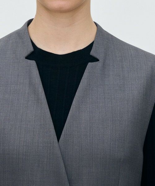 TOMORROWLAND / トゥモローランド ベスト | ウーステッドカルゼ キザミカラージレ | 詳細6