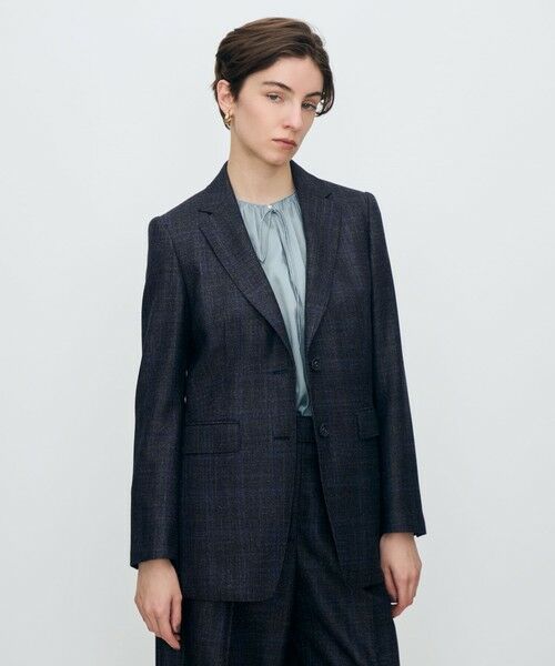 TOMORROWLAND / トゥモローランド テーラードジャケット | SILK AIR PANE シングル2Bジャケット | 詳細2
