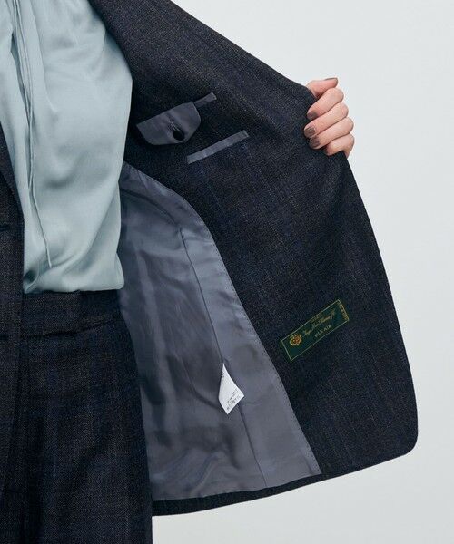 TOMORROWLAND / トゥモローランド テーラードジャケット | SILK AIR PANE シングル2Bジャケット | 詳細5