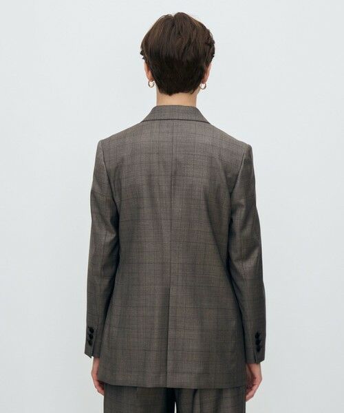 TOMORROWLAND / トゥモローランド テーラードジャケット | 365 GLEN CHECK ダブルブレストジャケット | 詳細4