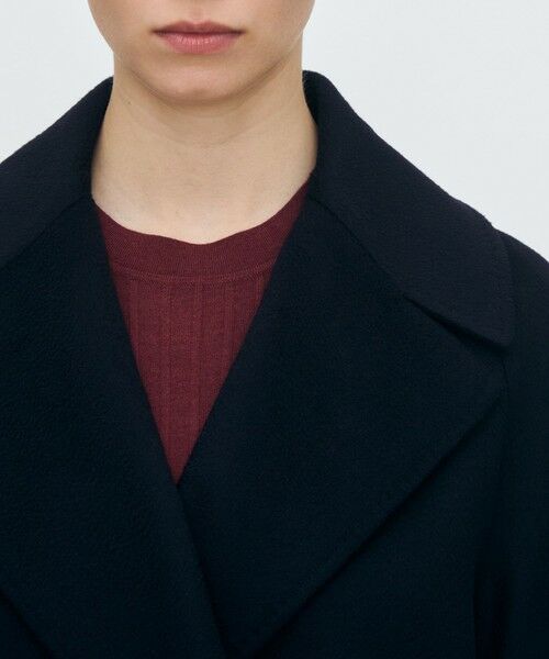 TOMORROWLAND / トゥモローランド ピーコート | ウェービーカシミヤ ラグランショートコート | 詳細6