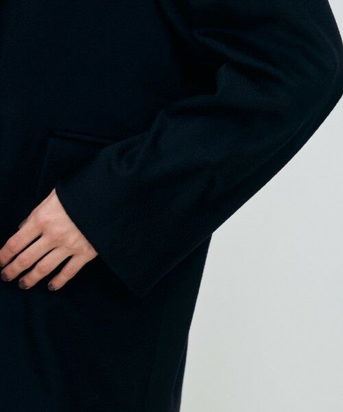 TOMORROWLAND / トゥモローランド ピーコート | ウェービーカシミヤ ラグランショートコート | 詳細7