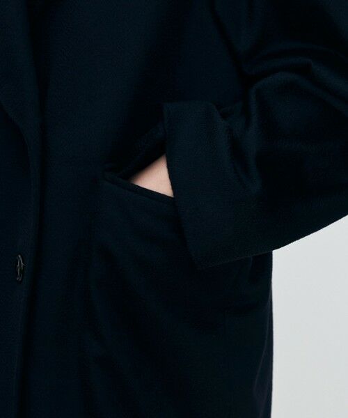 TOMORROWLAND / トゥモローランド ピーコート | ウェービーカシミヤ ラグランショートコート | 詳細9