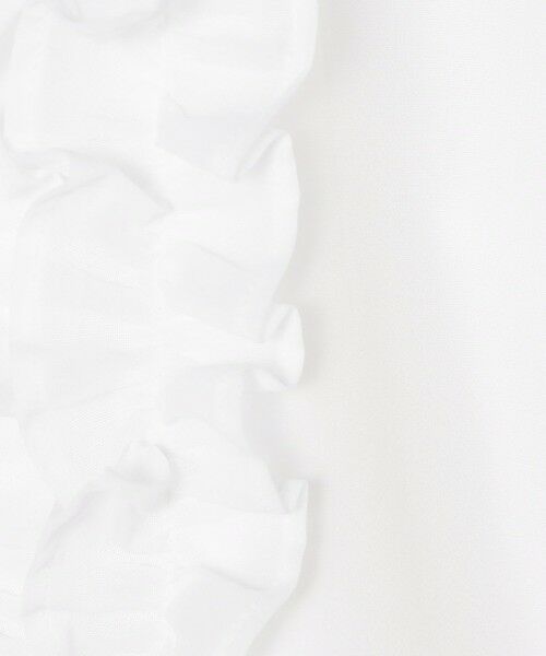 TOMORROWLAND / トゥモローランド シャツ・ブラウス（半袖以外） | ホワイトコンビネーション ラッフルブラウス | 詳細8