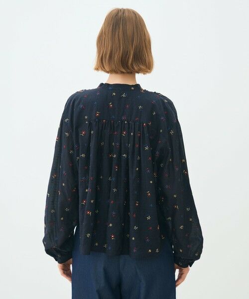 TOMORROWLAND / トゥモローランド シャツ・ブラウス（半袖以外） | フルーロンエンブロイダリー ボウタイブラウス | 詳細4