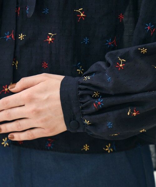 TOMORROWLAND / トゥモローランド シャツ・ブラウス（半袖以外） | フルーロンエンブロイダリー ボウタイブラウス | 詳細6