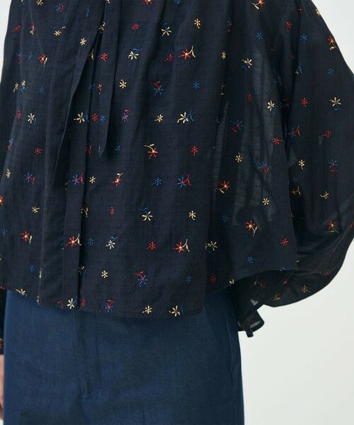 TOMORROWLAND / トゥモローランド シャツ・ブラウス（半袖以外） | フルーロンエンブロイダリー ボウタイブラウス | 詳細7