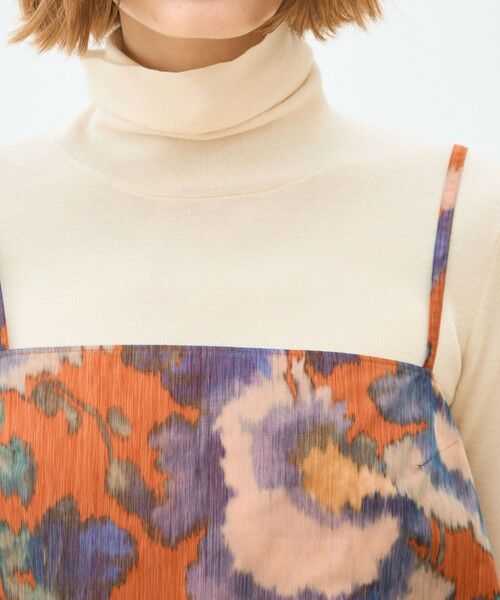 TOMORROWLAND / トゥモローランド その他トップス | ヴァーミリオンプリント トラペーズキャミソール | 詳細5