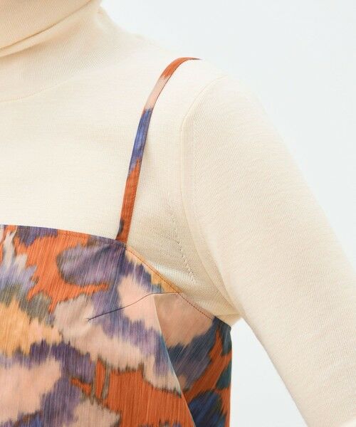 TOMORROWLAND / トゥモローランド その他トップス | ヴァーミリオンプリント トラペーズキャミソール | 詳細7