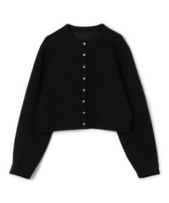 トゥモローランド アルパカウールツイードカラーレスジャケット セール】 スパンコールツイード カラーレスジャケット （ノー